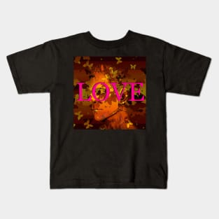 Love monsters and butterflies Kids T-Shirt